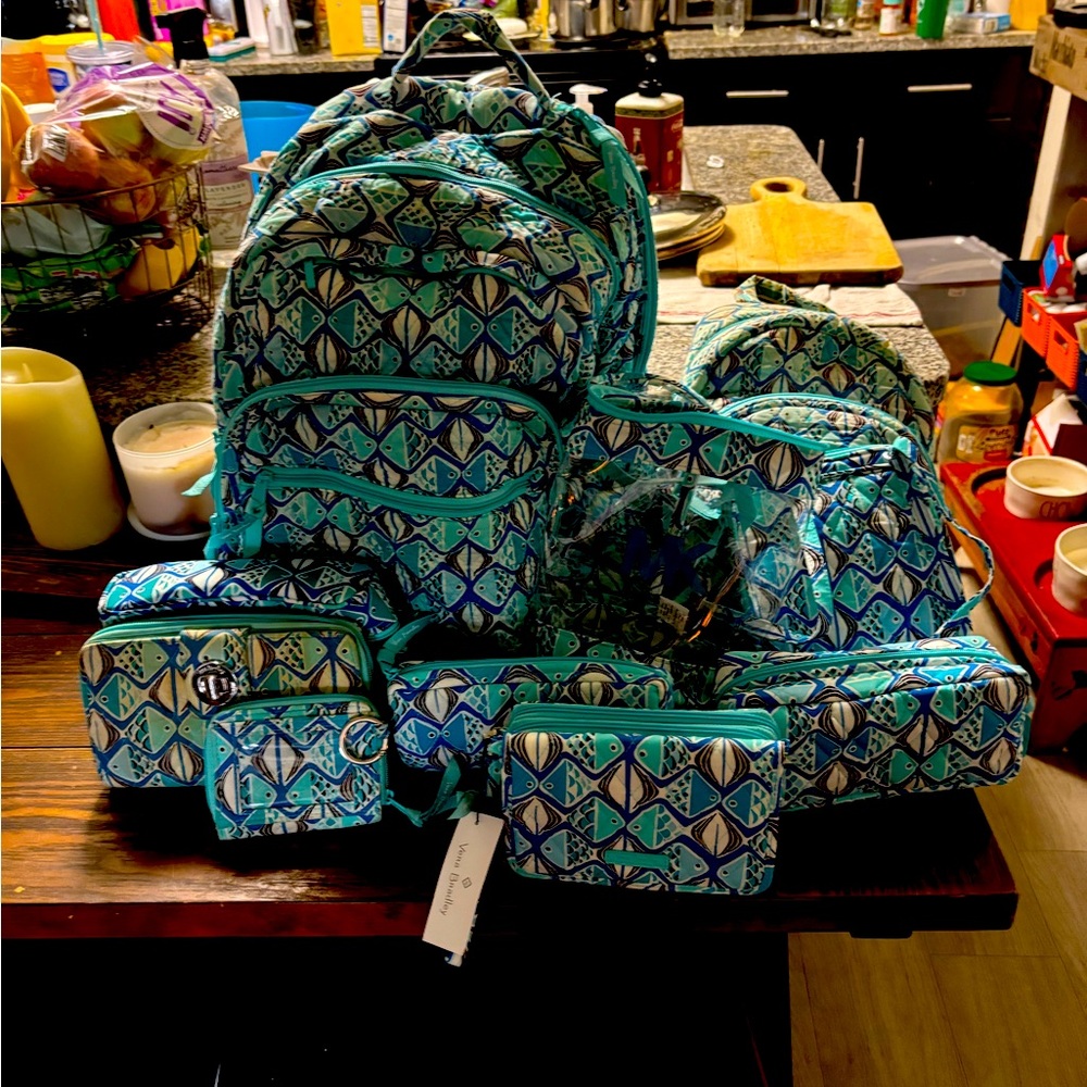 Vera Bradley turtle collection of handbags and knapsacks. 250.free shipping